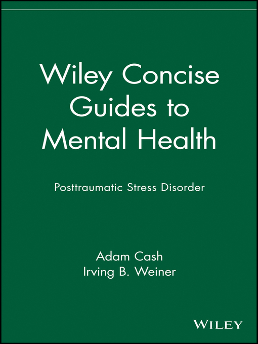 Title details for Wiley Concise Guides to Mental Health by Adam Cash - Available